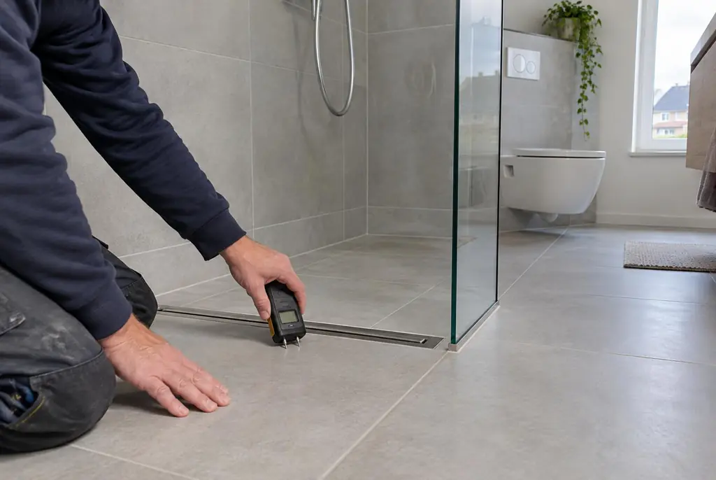 Lekdetectie Nieuwveen – badkamer in een nieuwbouwwoning